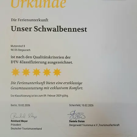 Unser Schwalbennest Lägenhet *